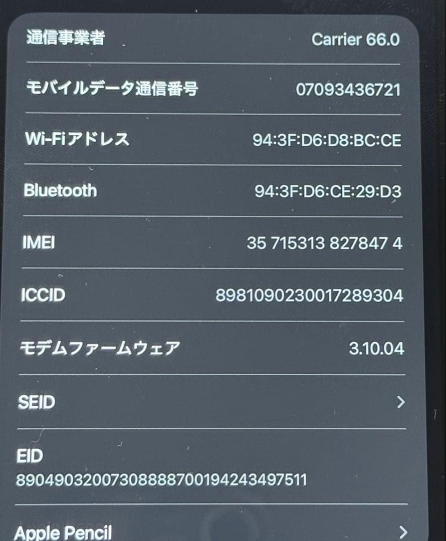 iPad mini 第7世代128GB Cellular+WiFi スターライト