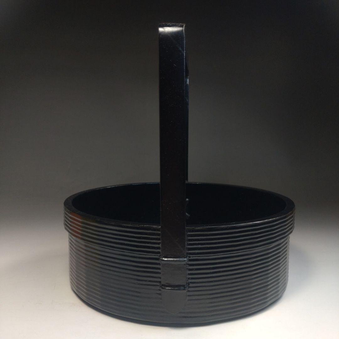 イ262 煙草盆『海田宗恵』『宗旦好一閑　手付　莨盆　共箱』茶道具