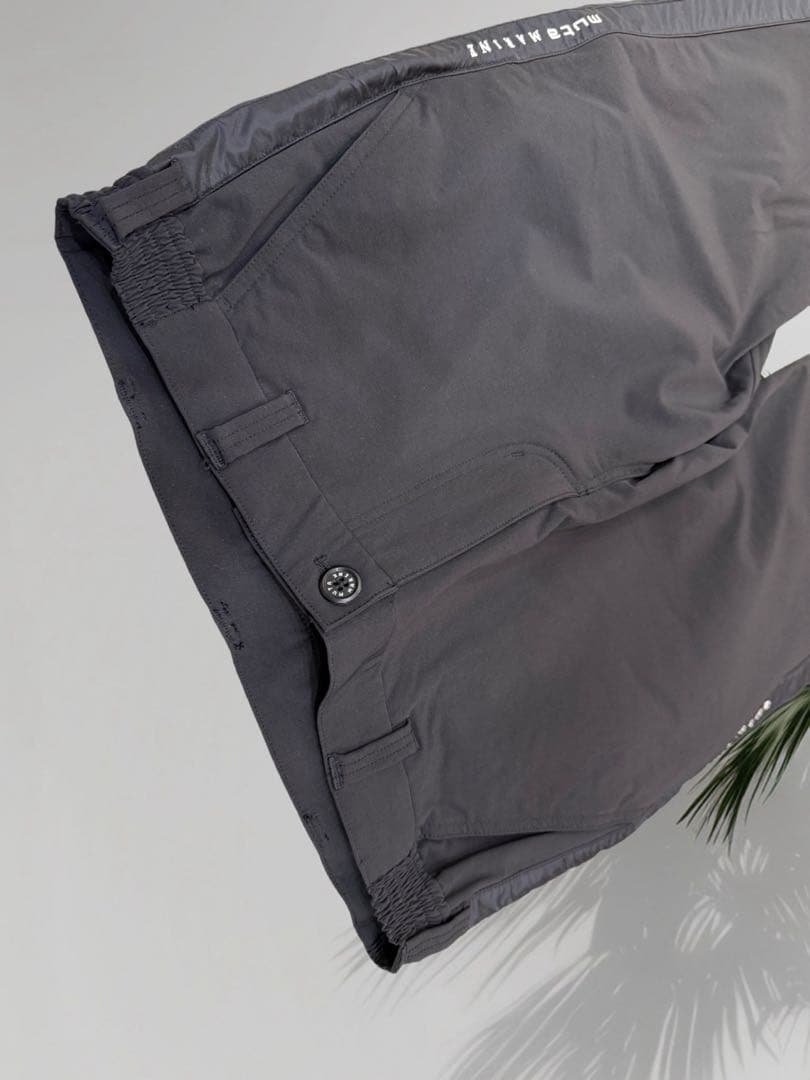 【新品】ムータマリン　ロングパンツ　黒　メンズ　Mサイズ