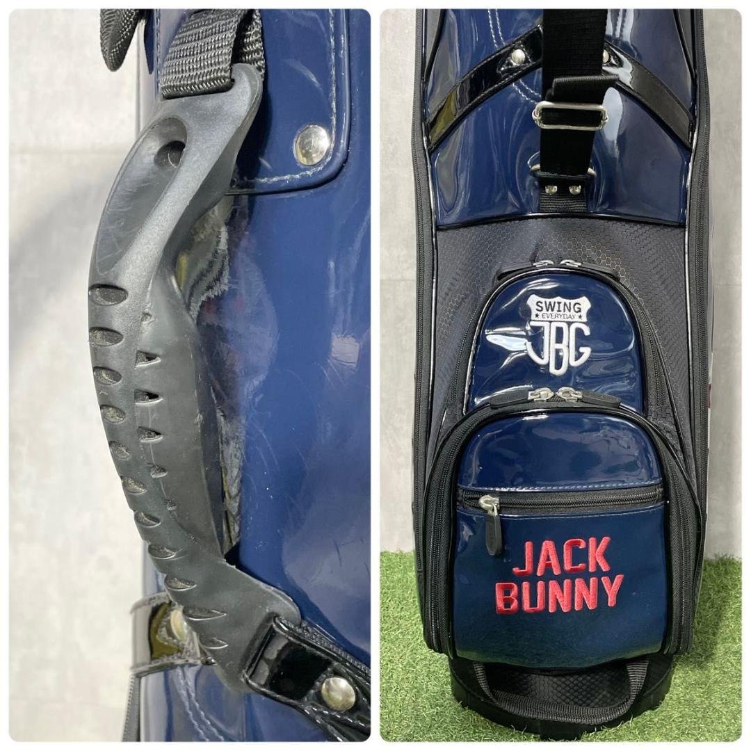 JACK BUNNY ジャックバニー キャディバッグ ゴルフバッグ ネイビー