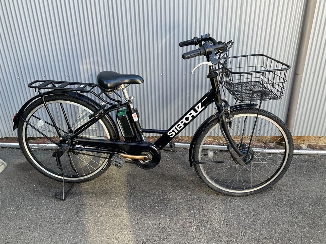 ブリヂストン新機種電動アシスト自転車STEP cruise26インチブラック系