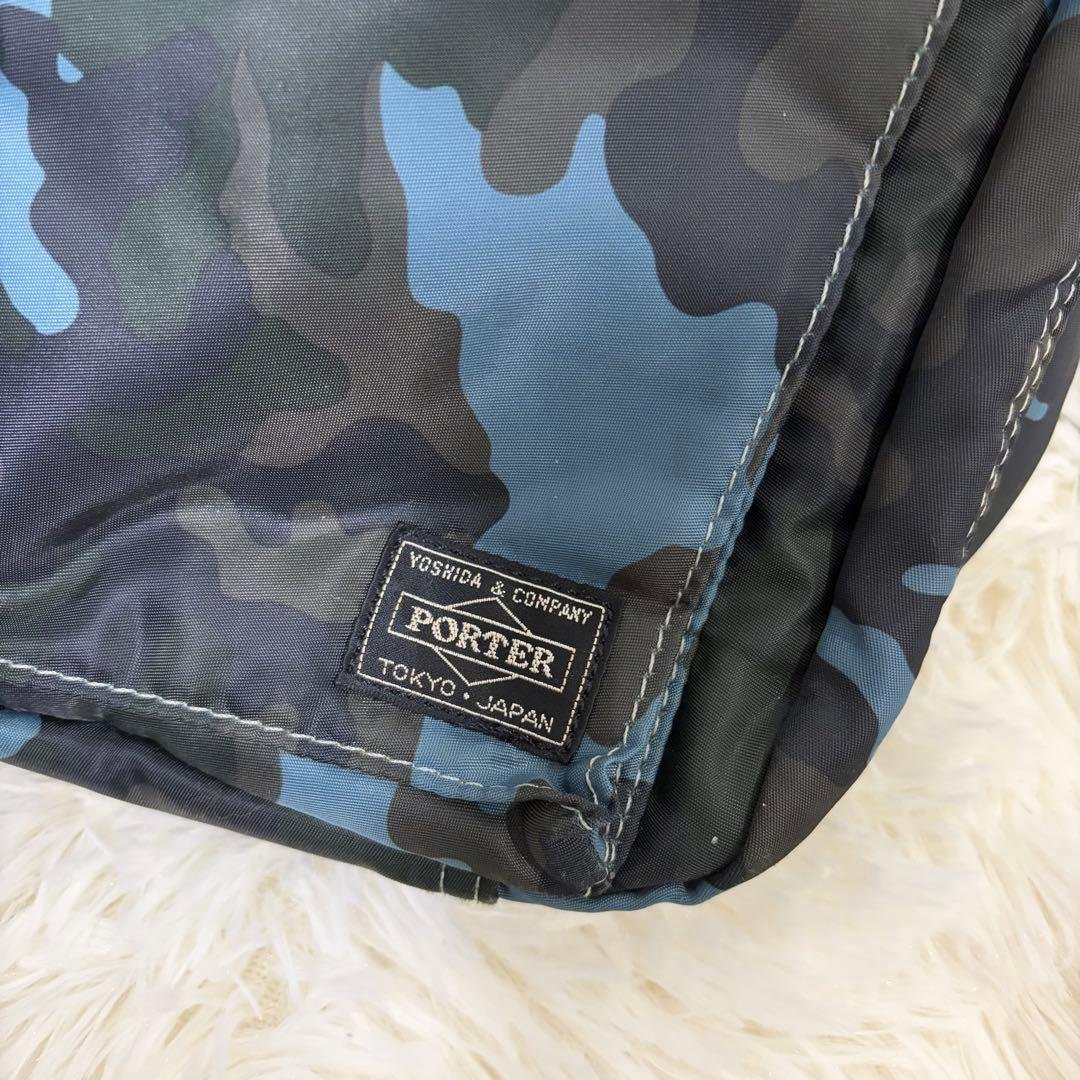 【19日まで】ポーター　タンカー　ショルダーバッグ　カモフラ　2層