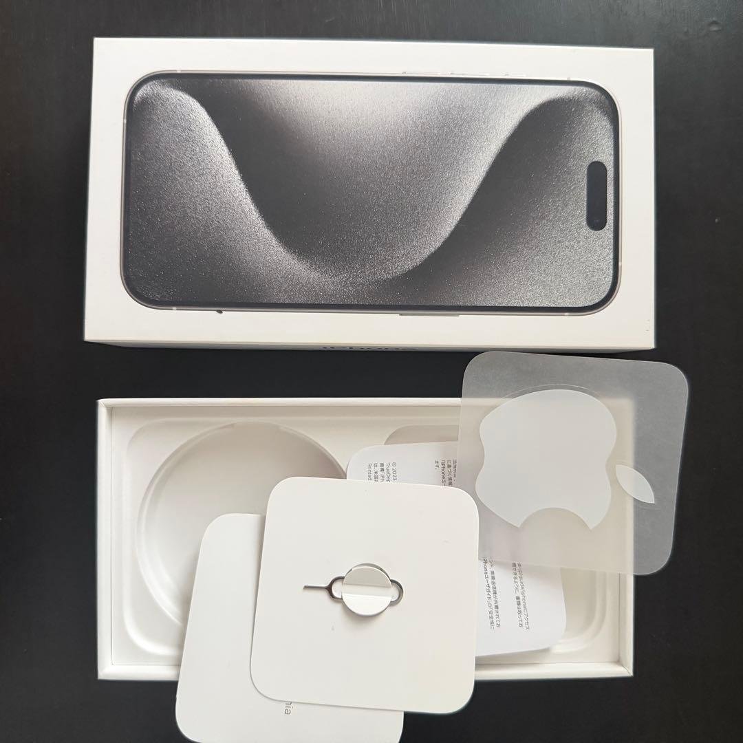スマートフォン本体 Apple iPhone 15 Pro White Titanium 128GB