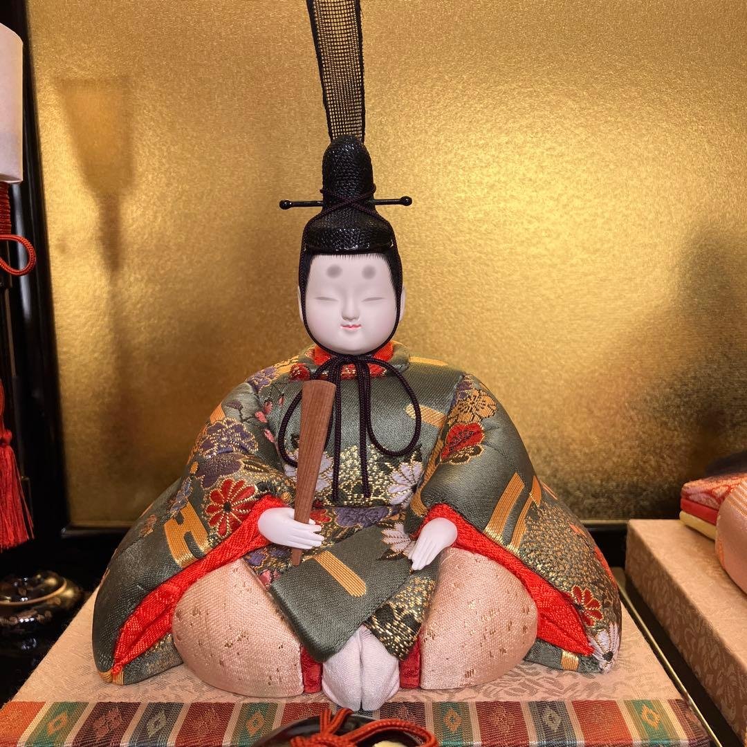 美品 愛らしい雛人形 真多呂の瑞花雛
