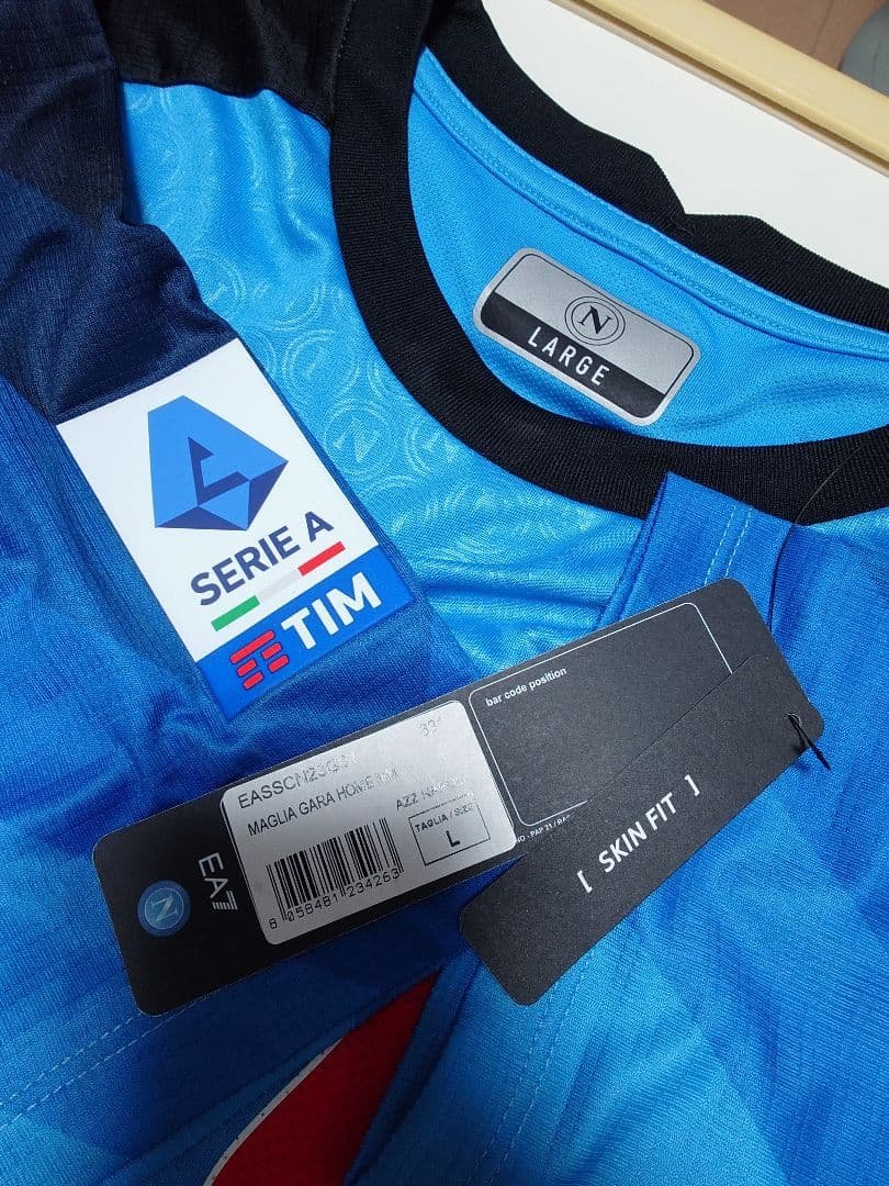 【希少】シメオネ 直筆サイン入りユニ セリエA SSCナポリ