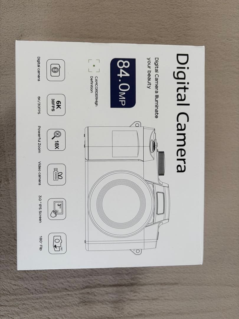 84.0MP デジタルカメラ 6K