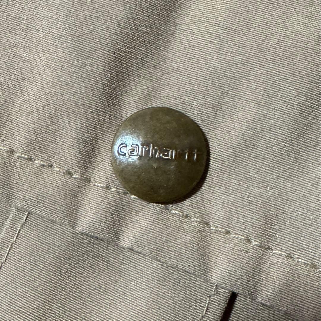 USA製 カーハート ナイロンジャケット 裏地タータンチェック XLサイズ